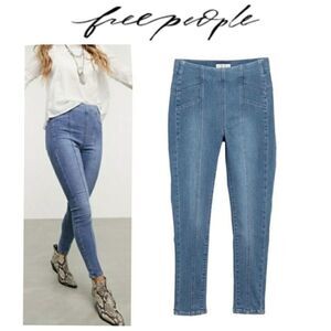 𝅺free PEOPLE Feel Alright Skinny Jeans Jeggings 29